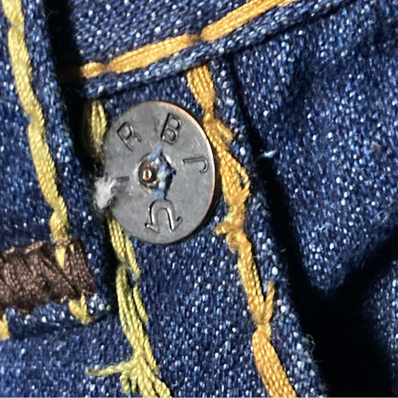 True Religion Ricky Super T Relaxed Straight dark contrast stitching size 38 - Picture 6 of 16